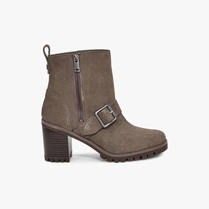 Ugg Fern Suede Högklackat Dam Grå (082964KTJ)